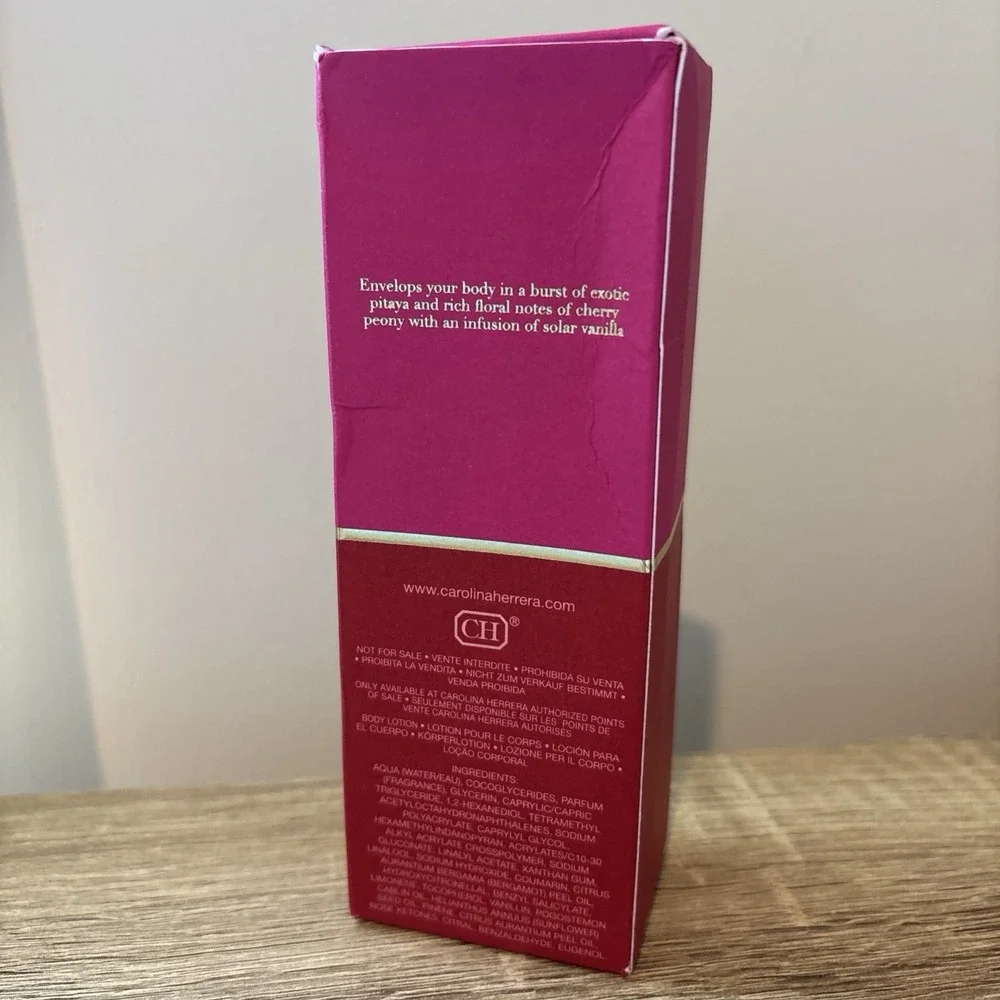 New Carolina Herrera La Bomba Body Lotion 100ml/3.4fl oz - Sealed